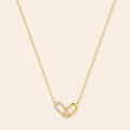 Collier Maillons, argent 925 plaqué or 18 carats