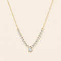 Collier Rivière Lumière, argent 925 plaqué or 18 carats