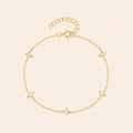 Bracelet Astre, argent 925 plaqué or 18 carats
