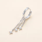 Créoles Clair de Lune, argent 925