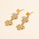 Boucles d'oreilles Anémone